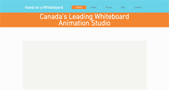 Desktop Screenshot of handonawhiteboard.com